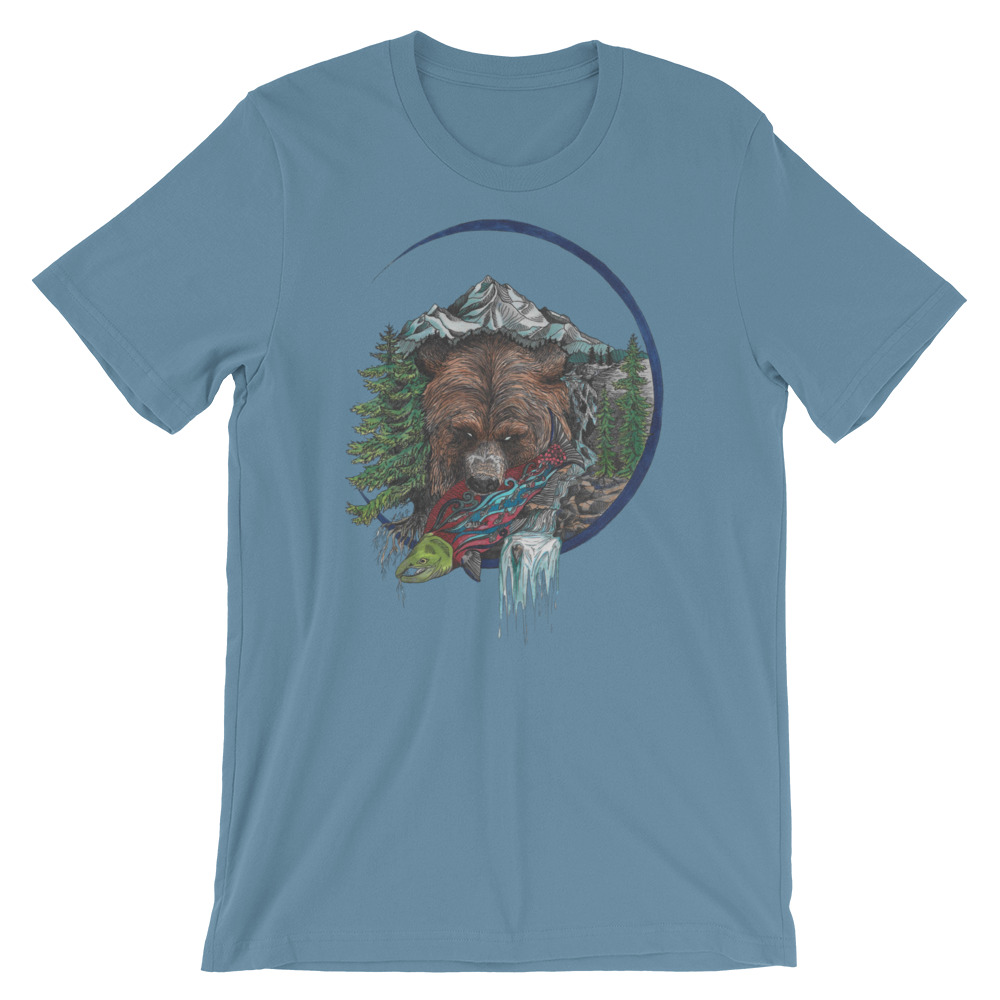 Grizzly Mountain - Short-Sleeve Unisex T-Shirt